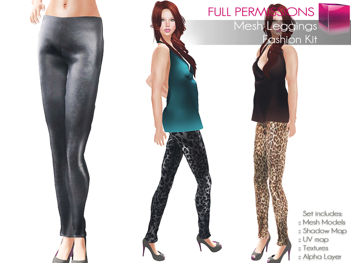 Full Perm Rigged Mesh Ladies Leggings – Fashion Kit
