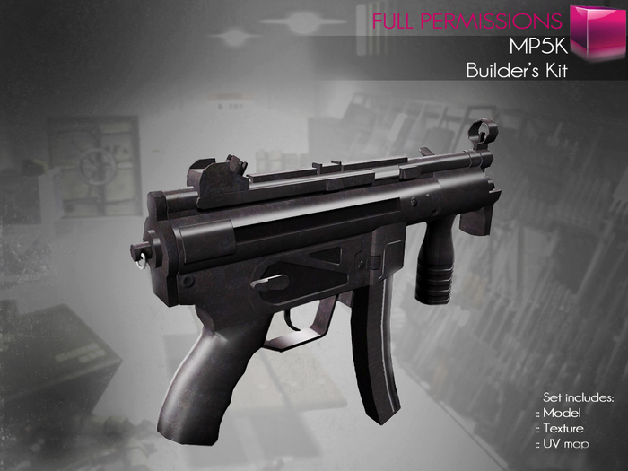 Full Perm Mesh MP5K Gun – Builder’s Kit