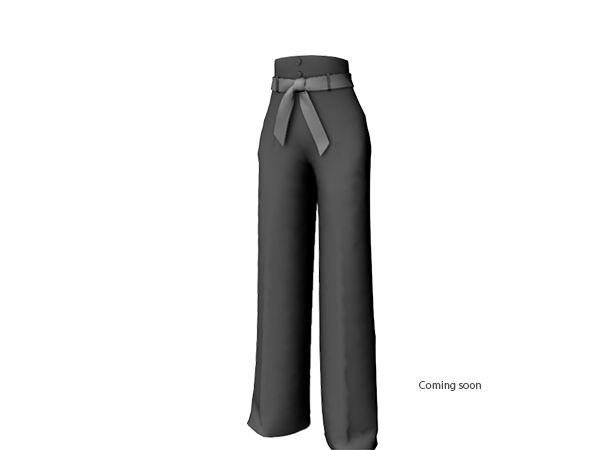 Coming soon – Ladies High Waist Pants with belt