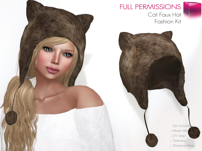 Full Perm Mesh Cat Faux Hat – Fashion Kit