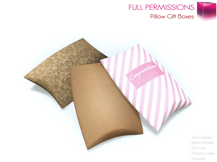 Full Perm Mesh Pillow Gift Box – Builder’s Kit