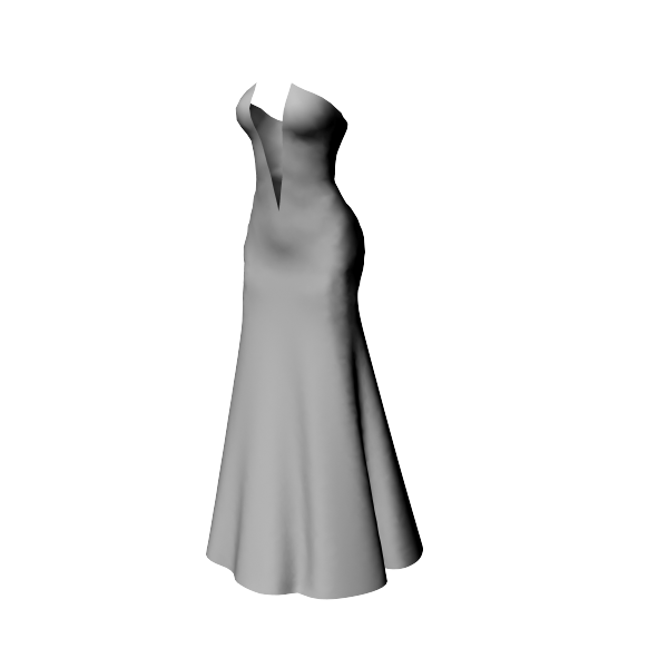 Coming soon – V cut Strapless Gown Dress