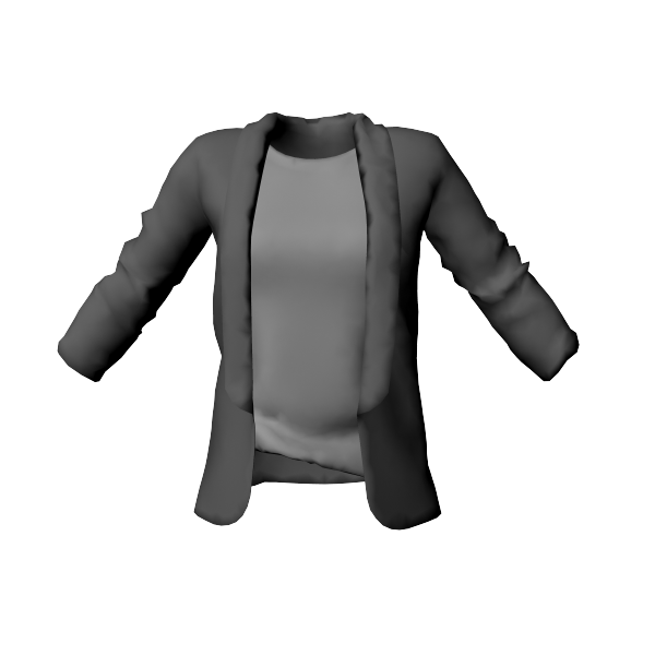 Coming soon – – Blazer with t-shirt