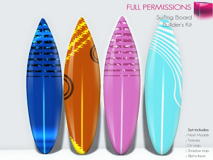 Full Perm Mesh Surfing Board – Builder’s Kit