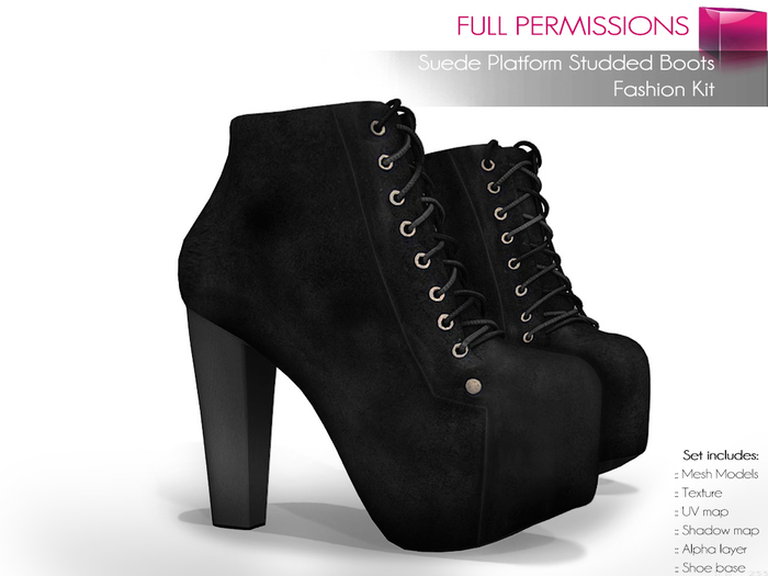 Full Perm Ladies Suede Ankle Platform Boots – Fashion Kit