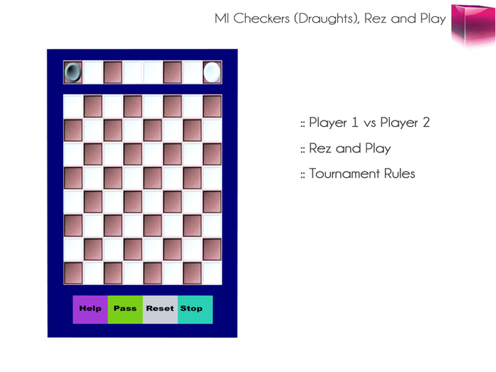MI Checkers Game Multiplayer or Single Player