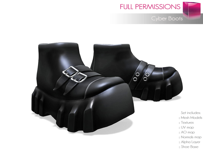Full Perm Mesh Cyber Boots To Wear Under Pants