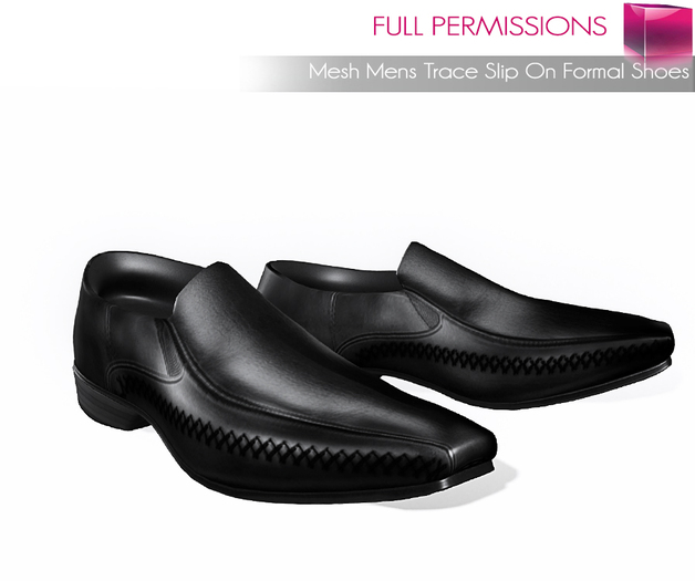 Full Perm Mesh Men’s Trace Slip On Formal Shoes