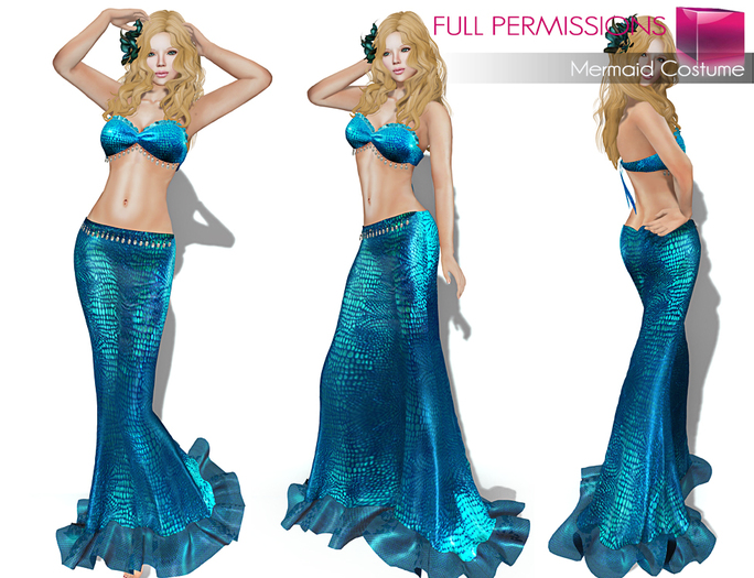 MI Rigged Mesh Mermaid Costume