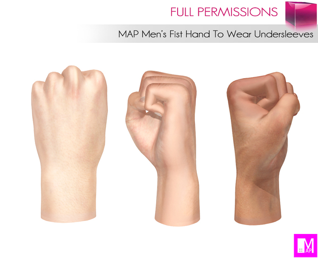 MI MAP Mens Fist Hand To Wear Under Sleeves