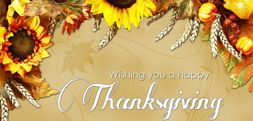 Wishing you happy thanksgiving