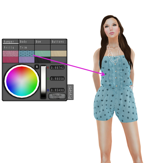 MI Easy Setup Mesh Faces Texture and Color Changer HUD-Script For Your Mesh Creations