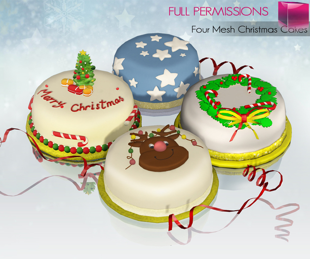 Meli Imako Full Perm Four Mesh Christmas Cakes