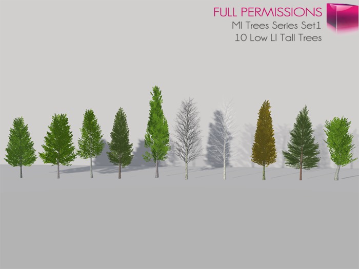 Meli Imako Full Perm Mesh Low LI Trees Series Set 1