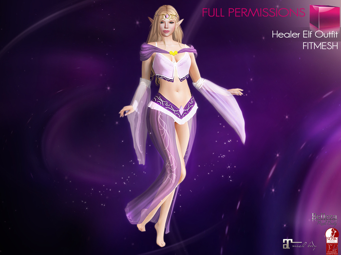 Full Perm MI Healer Elf Outfit FITMESH – Slink – Maitreya – Belleza & Classic