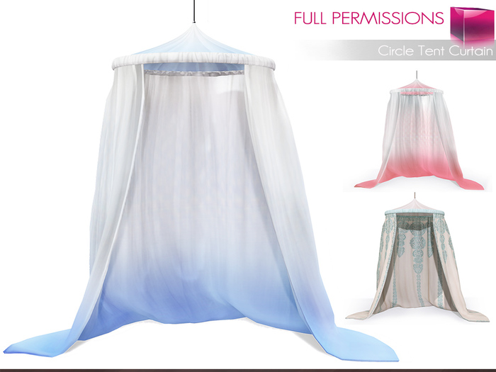 Full Perm MI Circle Tent Curtain