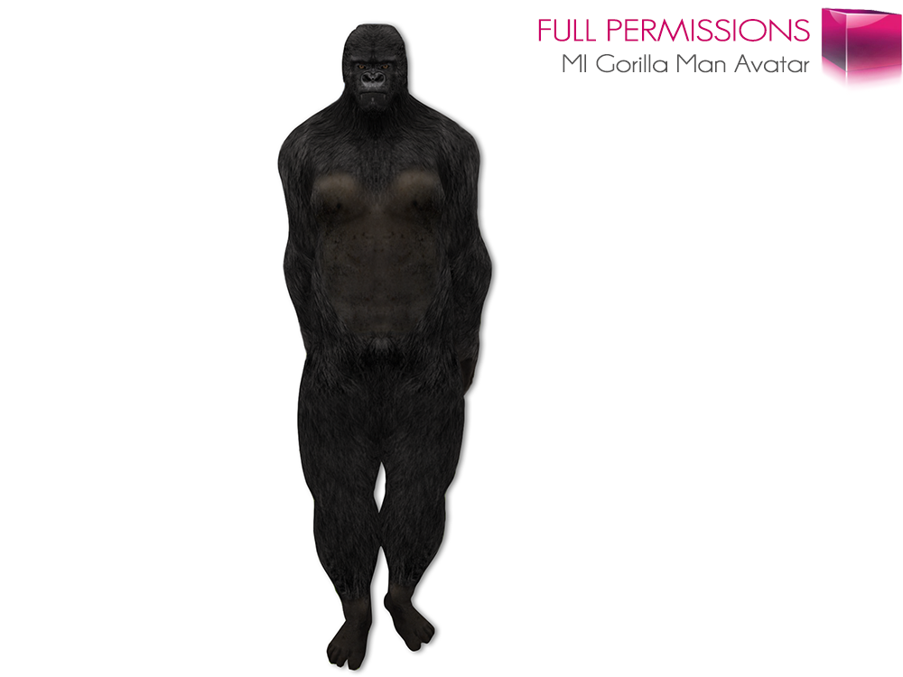 Full Perm MI Mesh Gorilla Man Avatar