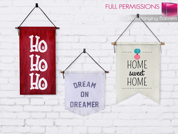 Full Perm MI Wall Hanging Banners