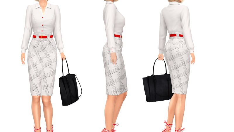 WEEKEND SALE: 1940s Fashion Dress and Bag