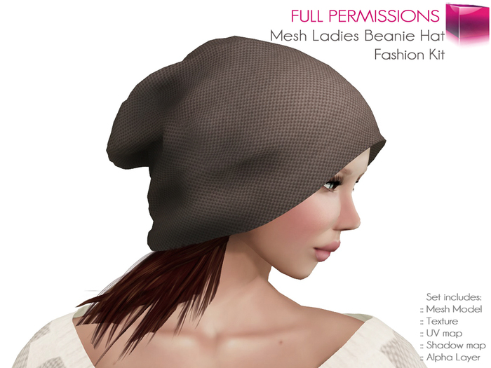 Full Perm Mesh Ladies Beanie Hat – Fashion Kit