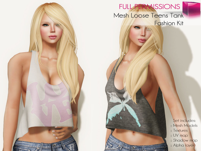 Full Perm Rigged Mesh Ladies Teens Loose Vest – Fashion Kit