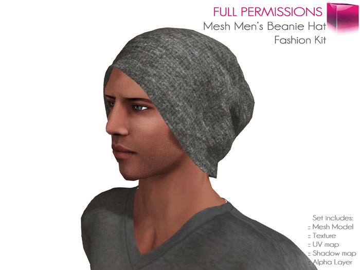 Full Perm Mesh Men’s Beanie Hat – Fashion Kit