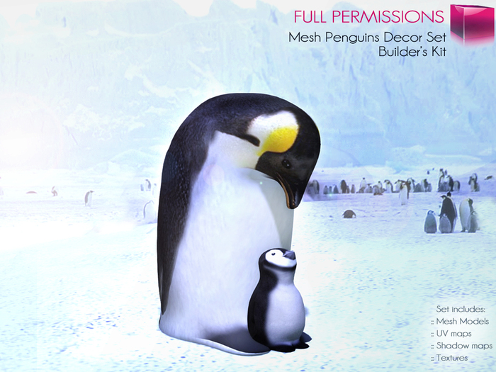 MI Mesh Penguins Decor Set – Builder’s Kit