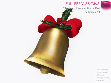 Full Perm Mesh Christmas Bell – Builder’s Kit