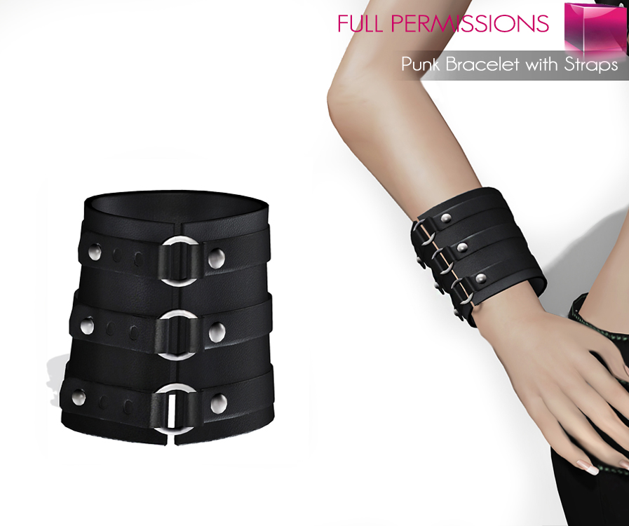 MI Mesh Punk Bracelet with Straps